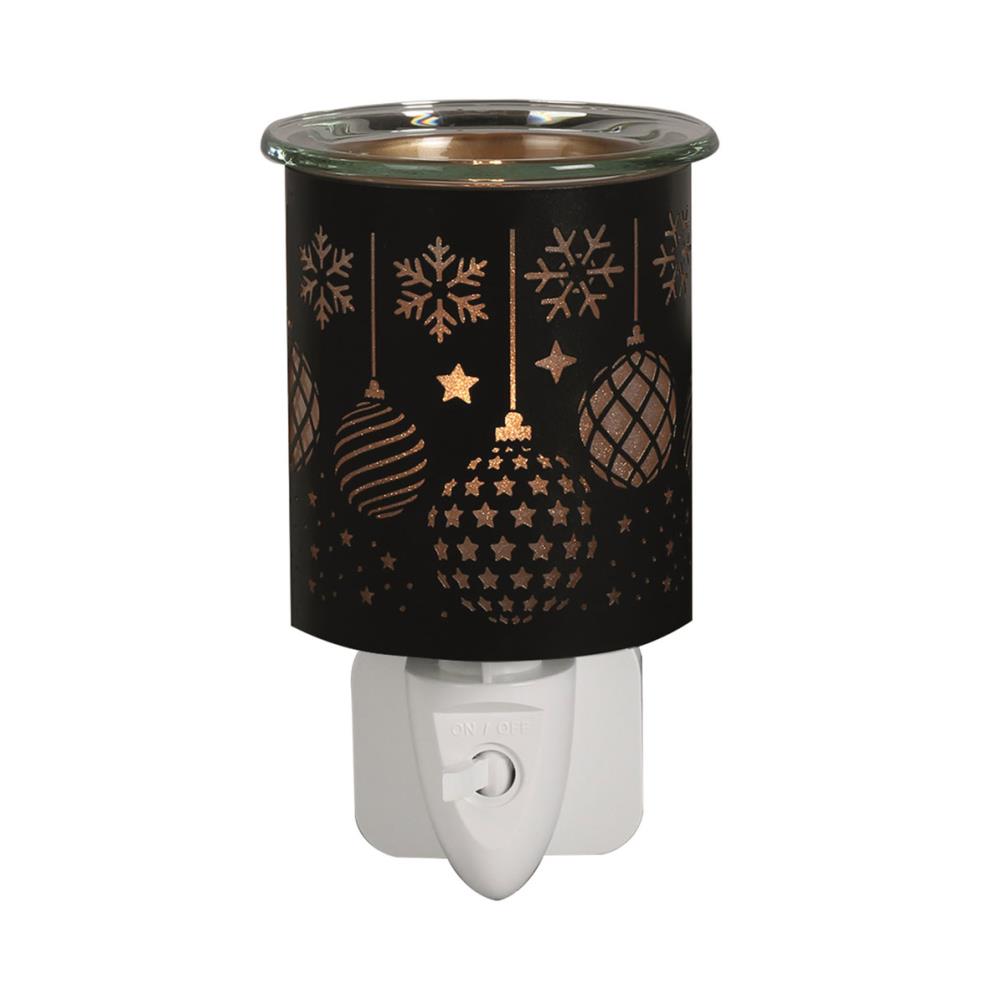 Aroma Black & Gold Baubles Plug In Wax Melt Warmer £13.04